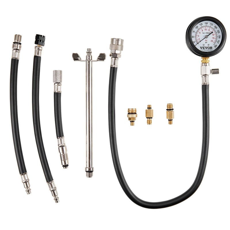 Leak Down Compression Test Kit 9Pcs 0-300psi 25in Hose Tools Set gallery