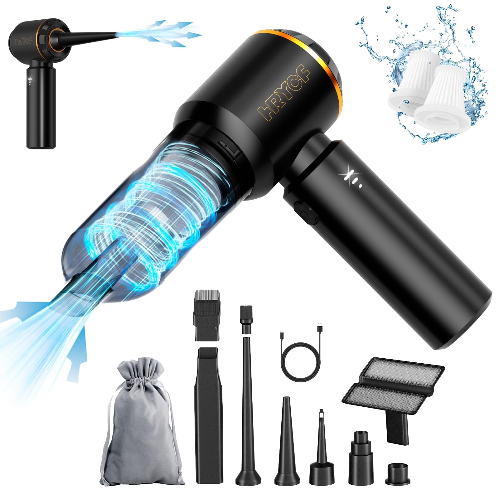 Professional Car Vacuum Cleaner, 20000Pa Powerful Handheld Vacuum for Car Int... gallery