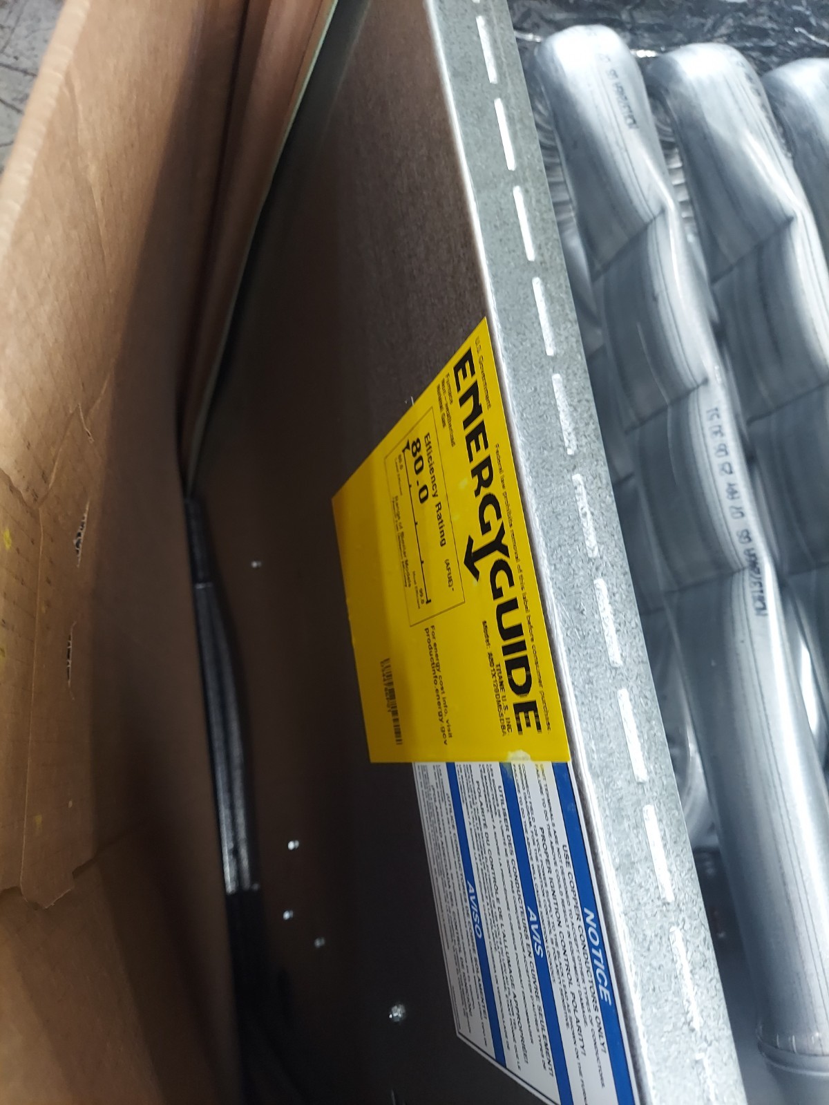 Trane 120K BTU 80% AFUE Multi-Positional Gas Furnace, A801X120DM5SD, S+D gallery