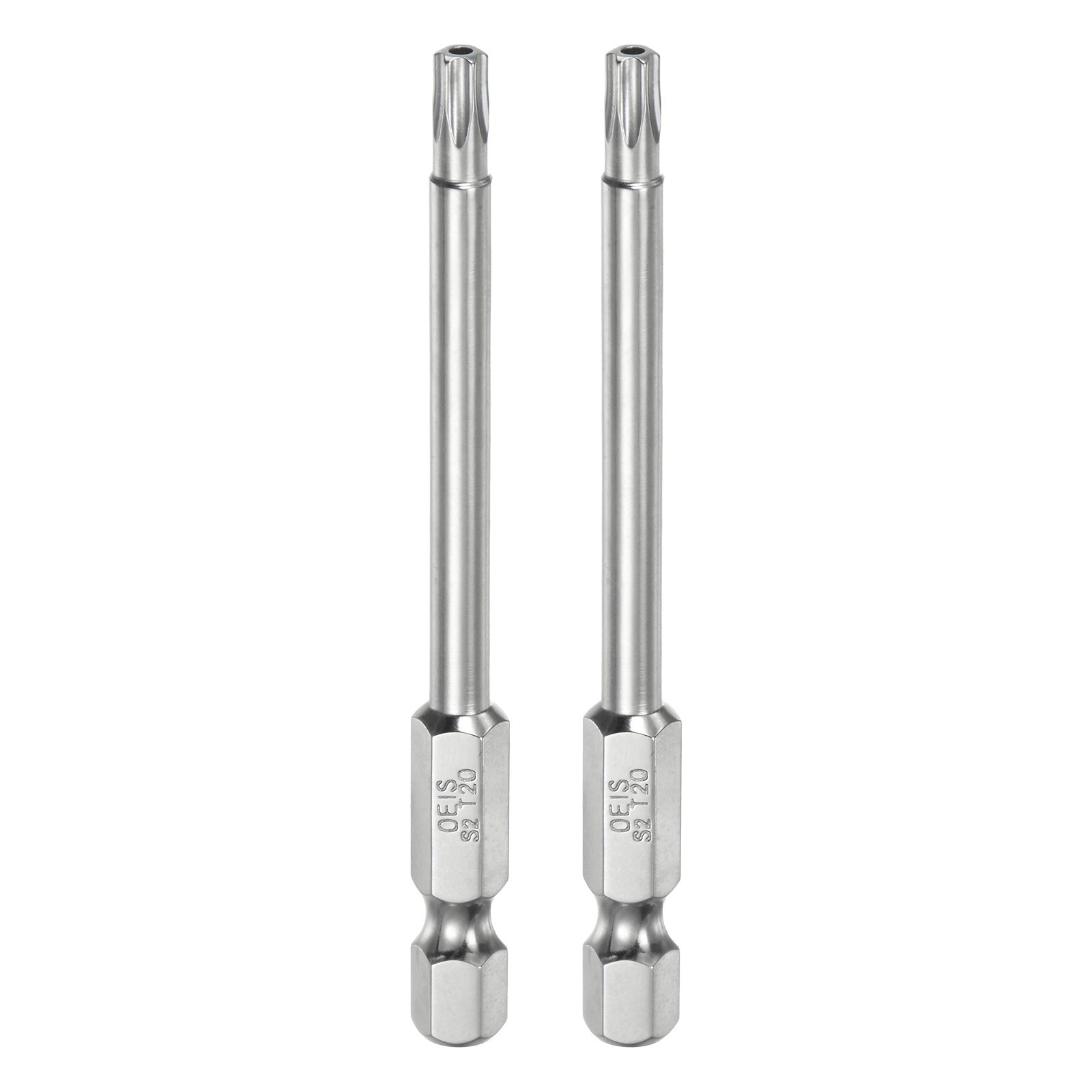 2pcs T20 Security Torx Bit 1/4" Hex Shank 3" Long Tamper Resistant Star Bits gallery
