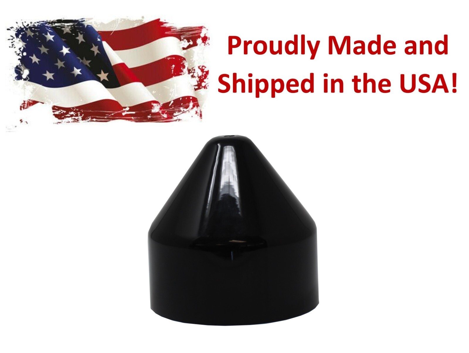 Black Plastic PVC Pipe 4" Cone Style Cap for 4" Schedule 40 PVC Pipe gallery