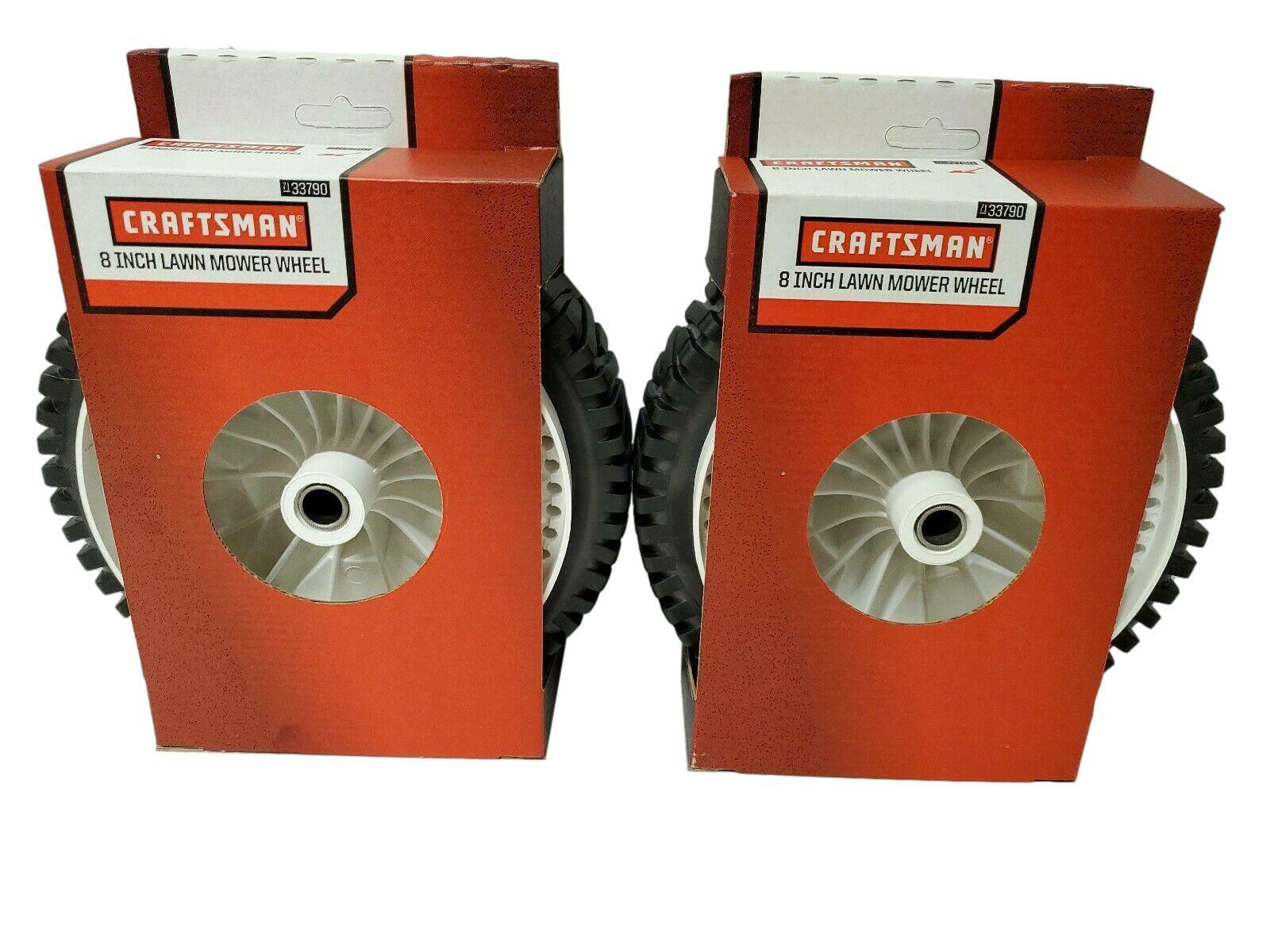 (2) OEM Craftsman Self Propelled Push Mower Wheels 151156 8" X 2" 71 33790 gallery