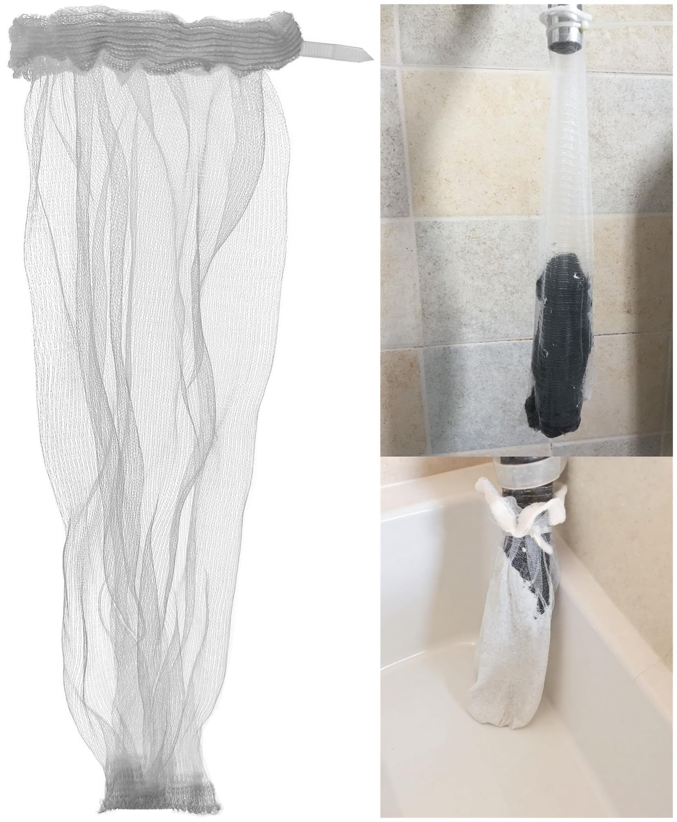 24 Pack Washing Machine Hose Lint Traps Washer 24 Count (Pack of 1), White gallery
