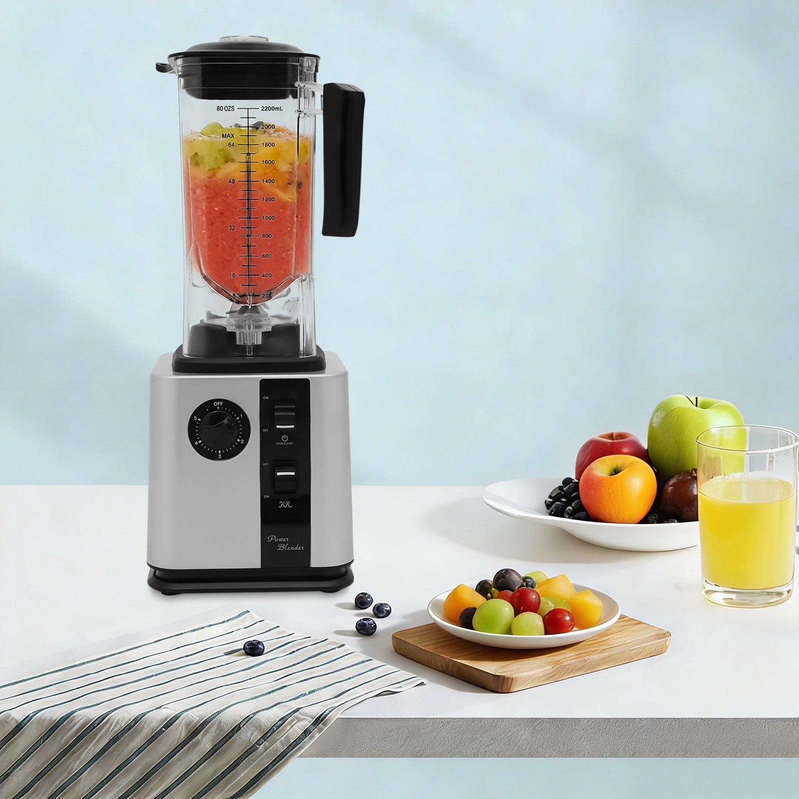 2.2L Countertop Blender Commercial/Household Smoothie Blender Smoothie Machine gallery