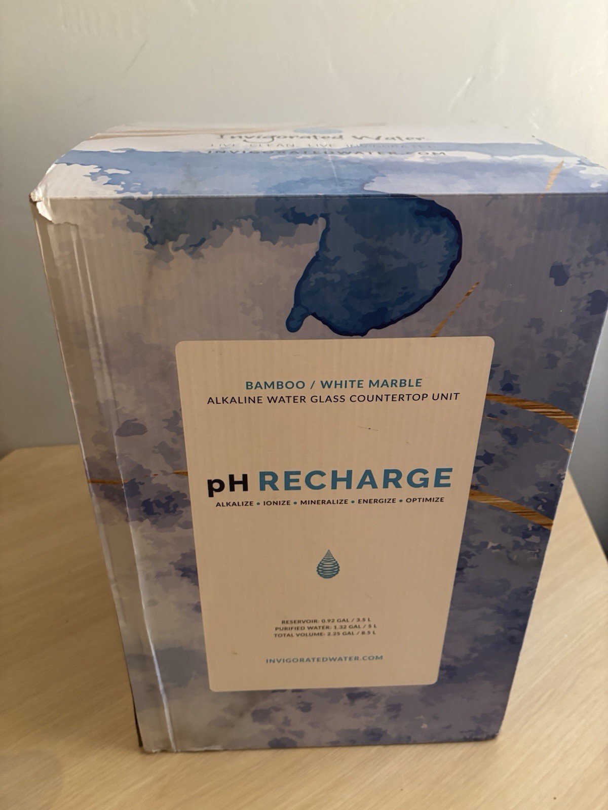Invigorated Water pH Recharge Glass Alkaline Water Dispenser Filter System - ... gallery