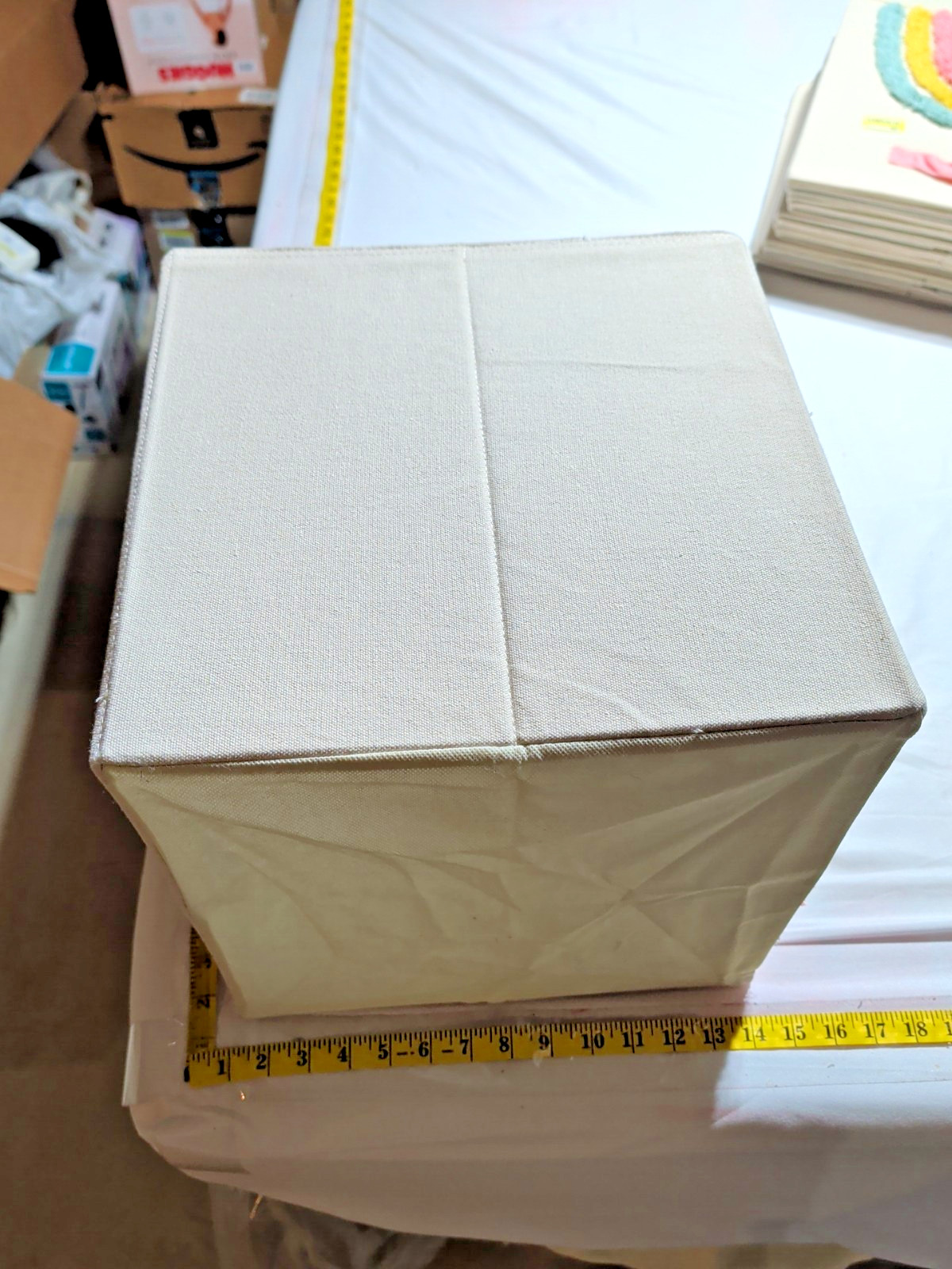 Rainbow Storage Container 13 Inch Sides Square Sturdy Free Shipping!!! gallery