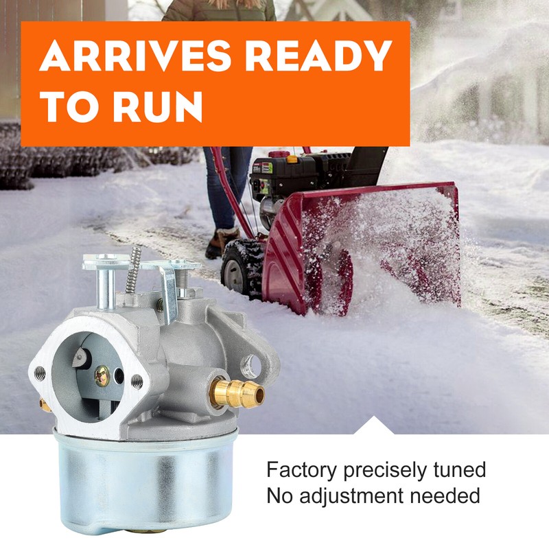 Adjustable Carburetor for Tecumseh 8HP 9HP 10HP Snow Blower 640349 640052 640054 gallery