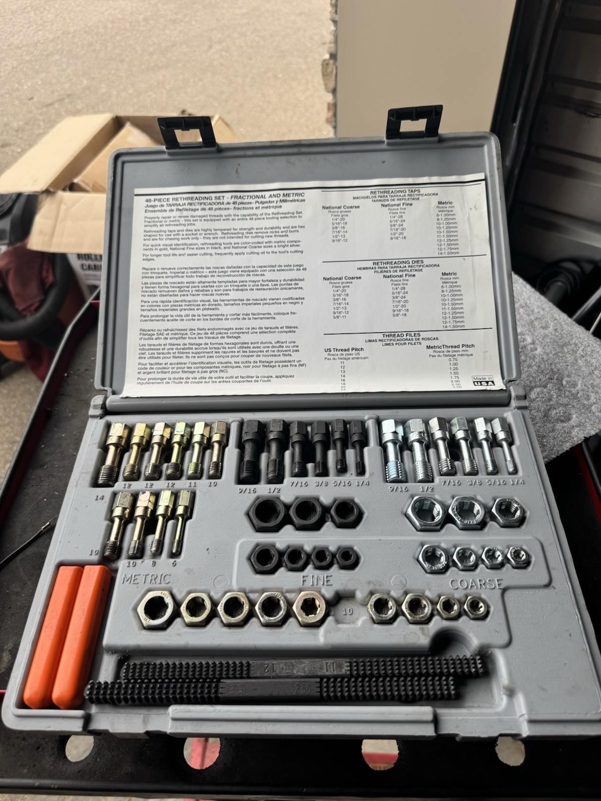 Lang Tools 971 48 Piece Rethreading Set *READ DESC* (AZP030588) gallery