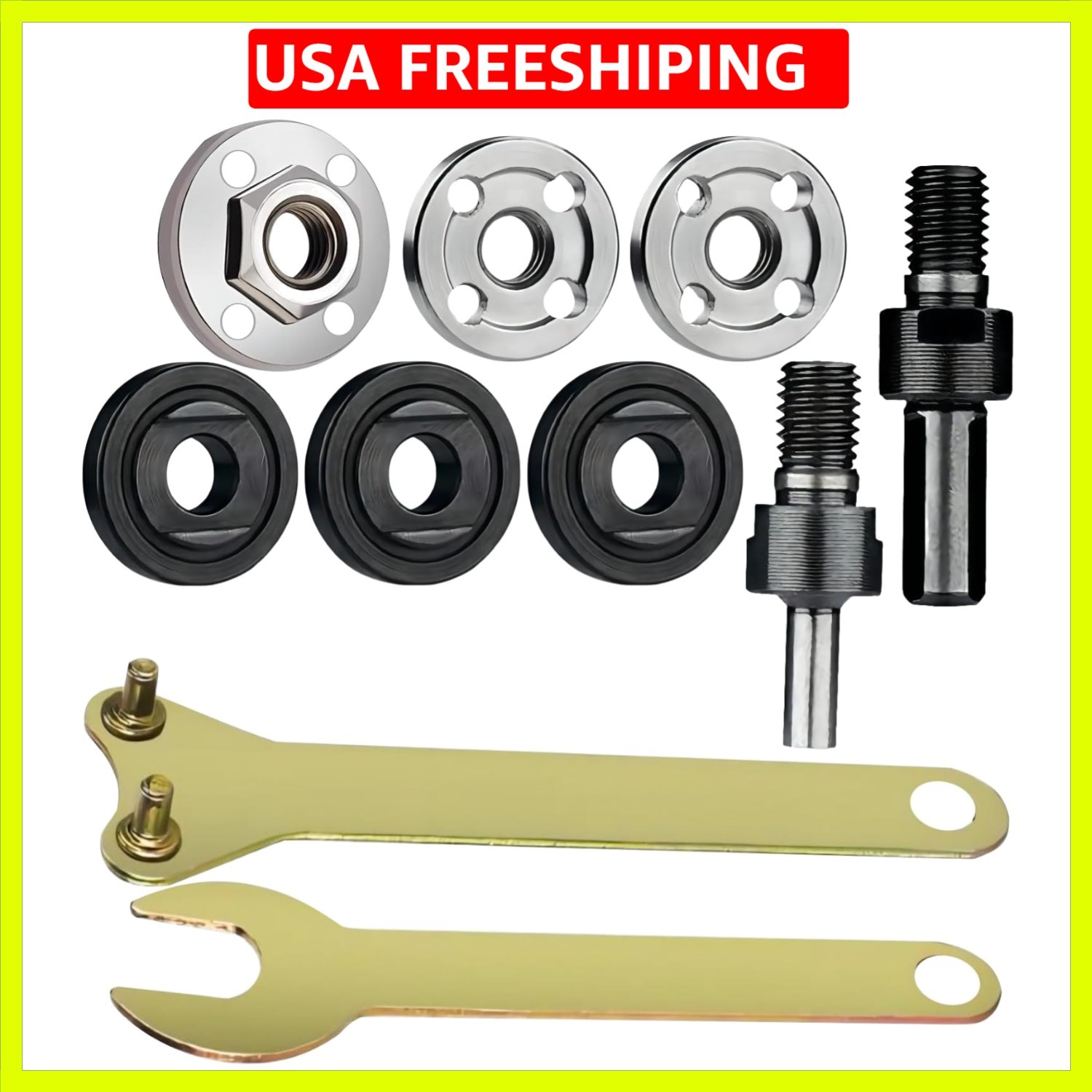 Electric Drill Grinder Wheel Disc Adapter 6mm & 10mm 10mm & 10mm Adjustable R... gallery