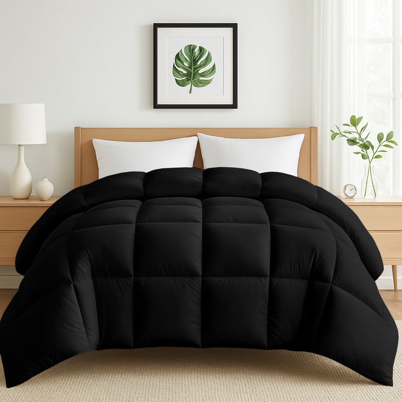 Down Alternative Comforter REVERSIBLE Microfiber Soft Duvet Insert All Seasons gallery