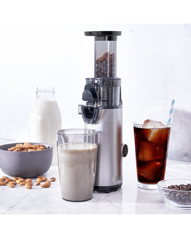 Dash Compact Cold Press Power Juicer Grey gallery