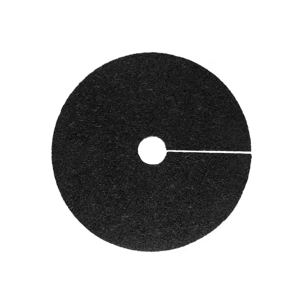 36 In. Black Recycled Rubber Tree Ring (3-Pack) gallery