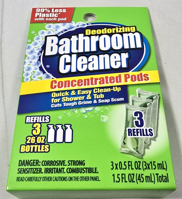 Deodorizing Bathroom Cleaner Concentrated Pods Lot of 10 x 3 Refills pp=30 pods gallery