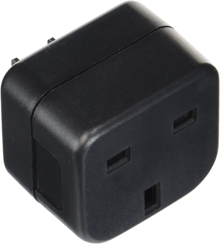 US Grounded Plug Adapter UK British Plug into 3-Pin USA Plug - Type G to Type B gallery