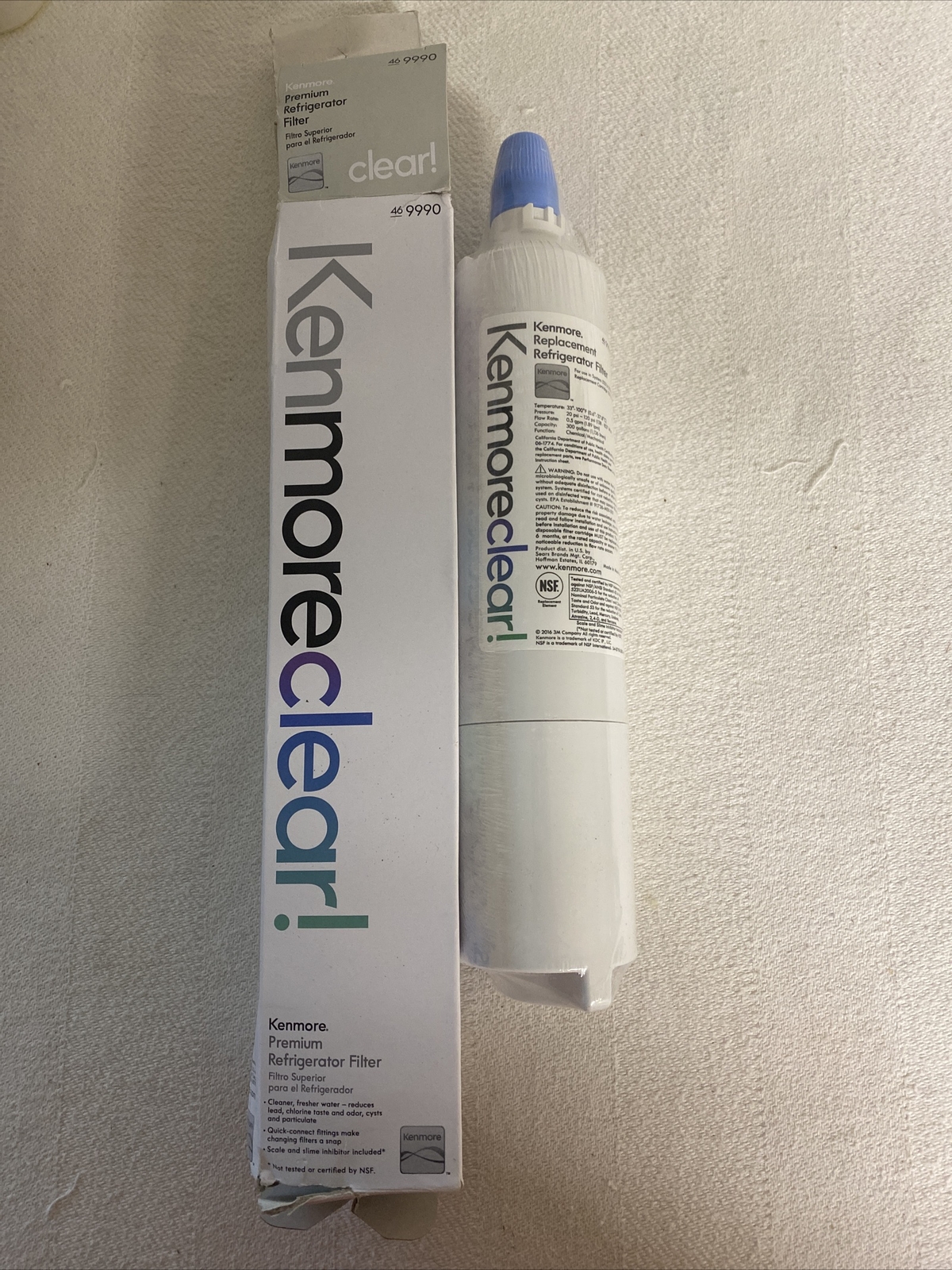 Kenmore 9990 Water Filter For Aqua Optima Evolve - White Sealed See Photos!!!! gallery