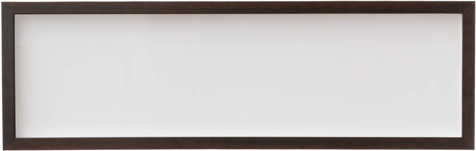 9x44 Shadow Box Brown Walnut Finish Solid Wood Display Frame | 0.875 Inch Mouldi gallery