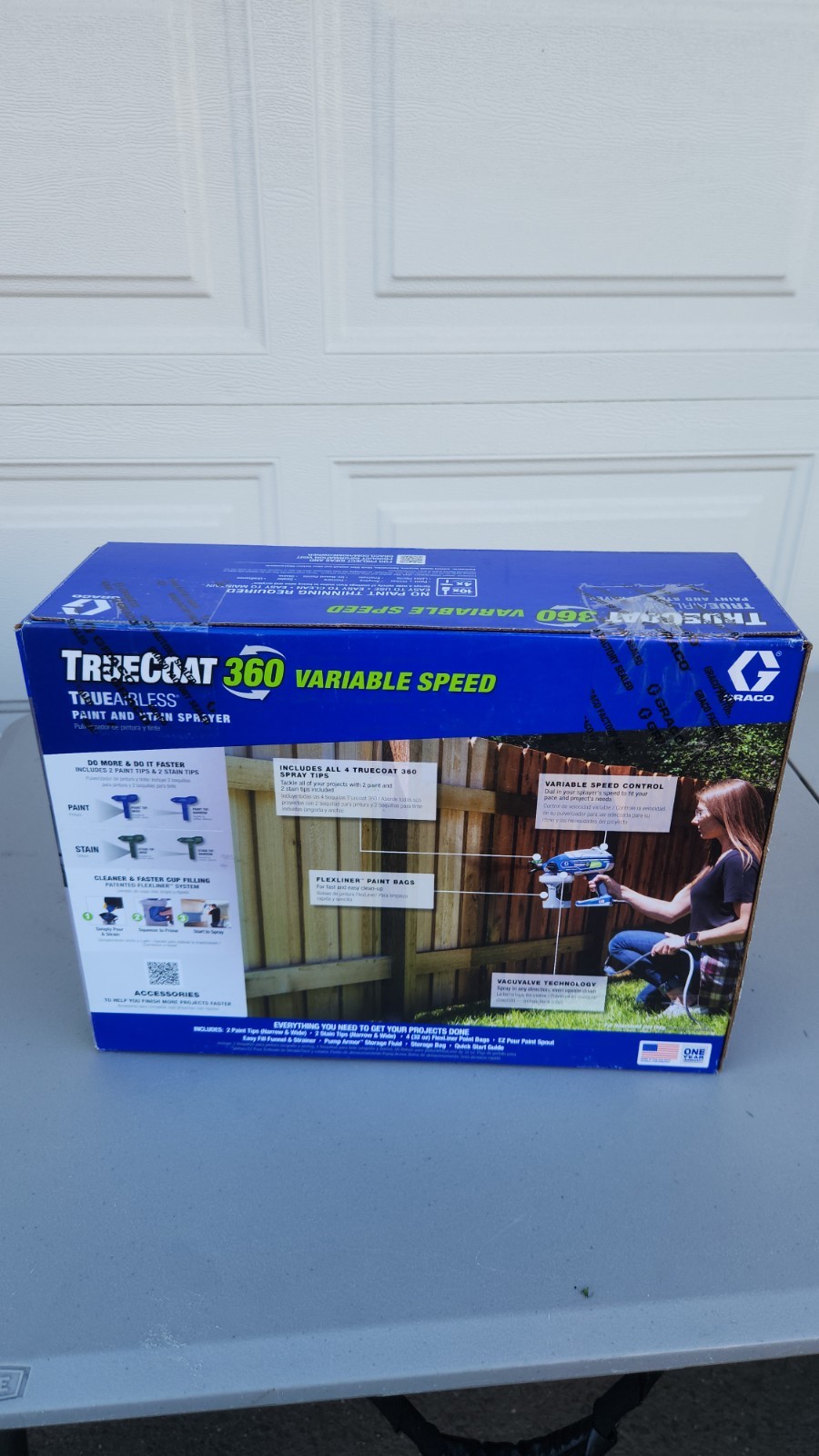 Graco TrueCoat 360 True airless Variable Speed Paint & Stain Sprayer Brand New gallery