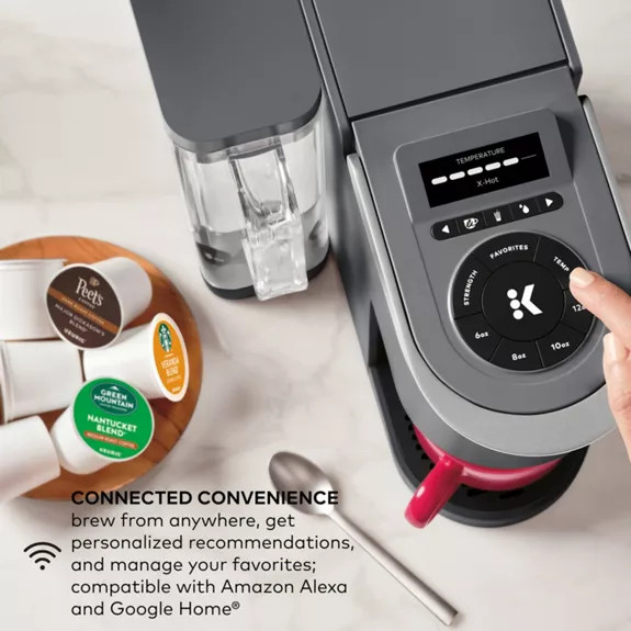 K-Supreme SMART Single Serve Coffee Maker, Gray - US Stock, No Import Fees gallery