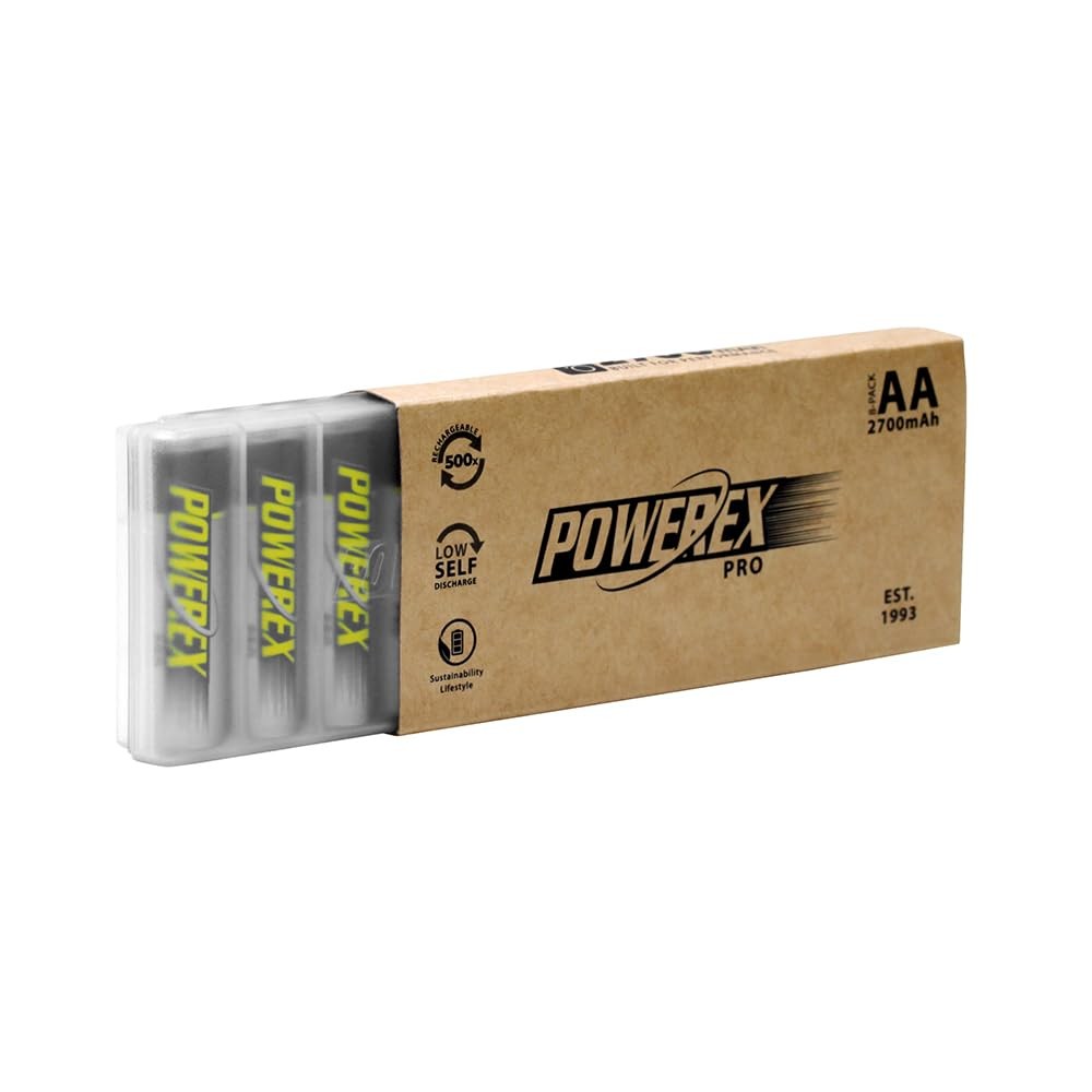 PRO High Capacity Rechargeable AA NiMH Batteries (1.2V, 2700mAh) - 8-Pack + B... gallery