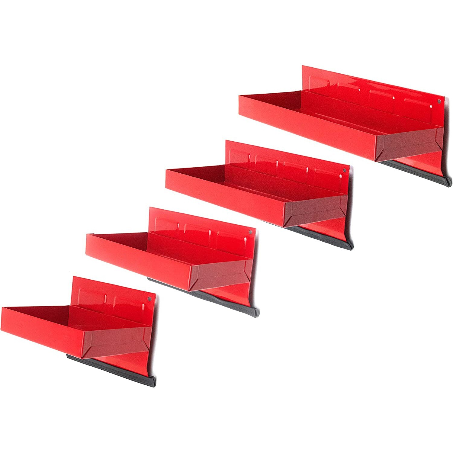 4pc Magnetic Tool Shelf tray Toolbox Side Bin Storage Cabinet Workshop Organizer gallery