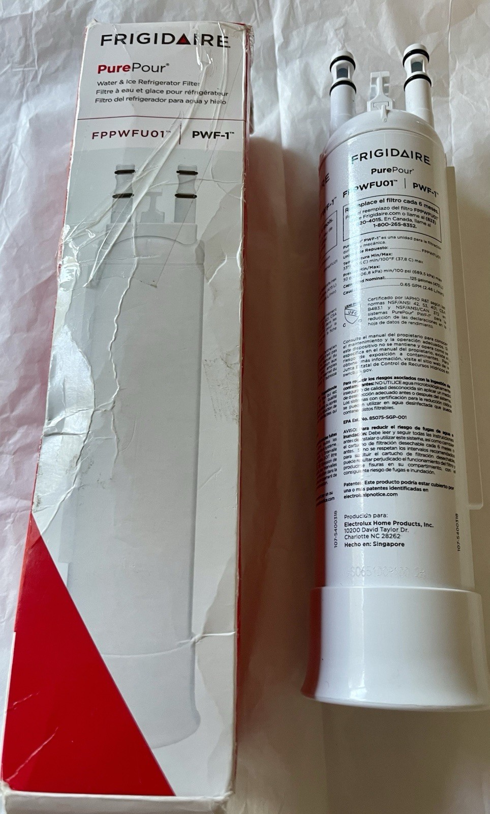 Frigidaire FPPWFU01 PWF-1 PureSource Ultra II Refrigerator Filters Lot Of Two gallery