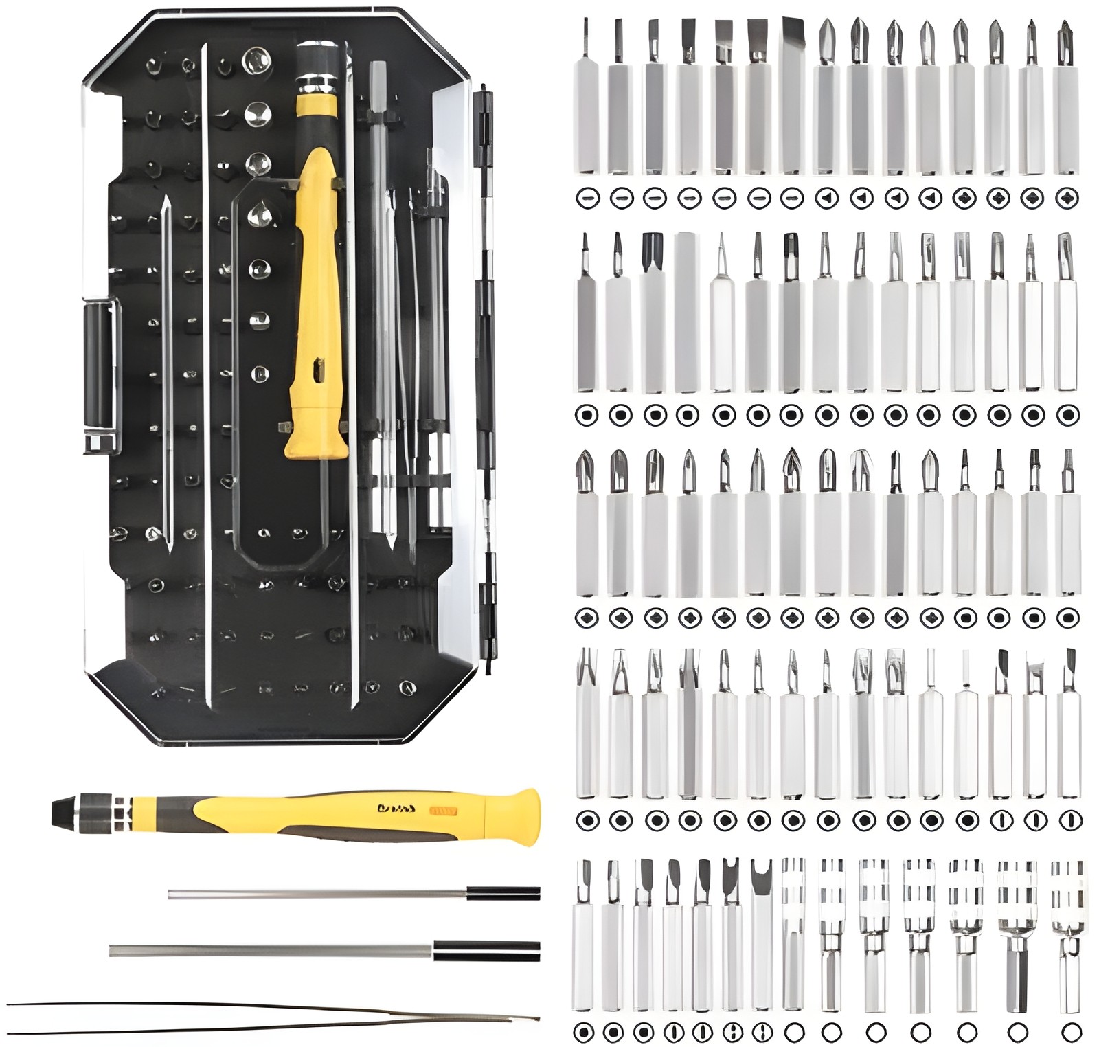 77-in-1 Precision Screwdriver Set Professional Magnetic Repair Tool Kit Phones gallery