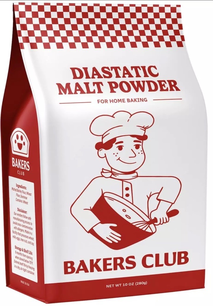 10oz Diastatic Malt Powder - Enhance Flavor, Crust, Rise, Texture Bakers Club gallery
