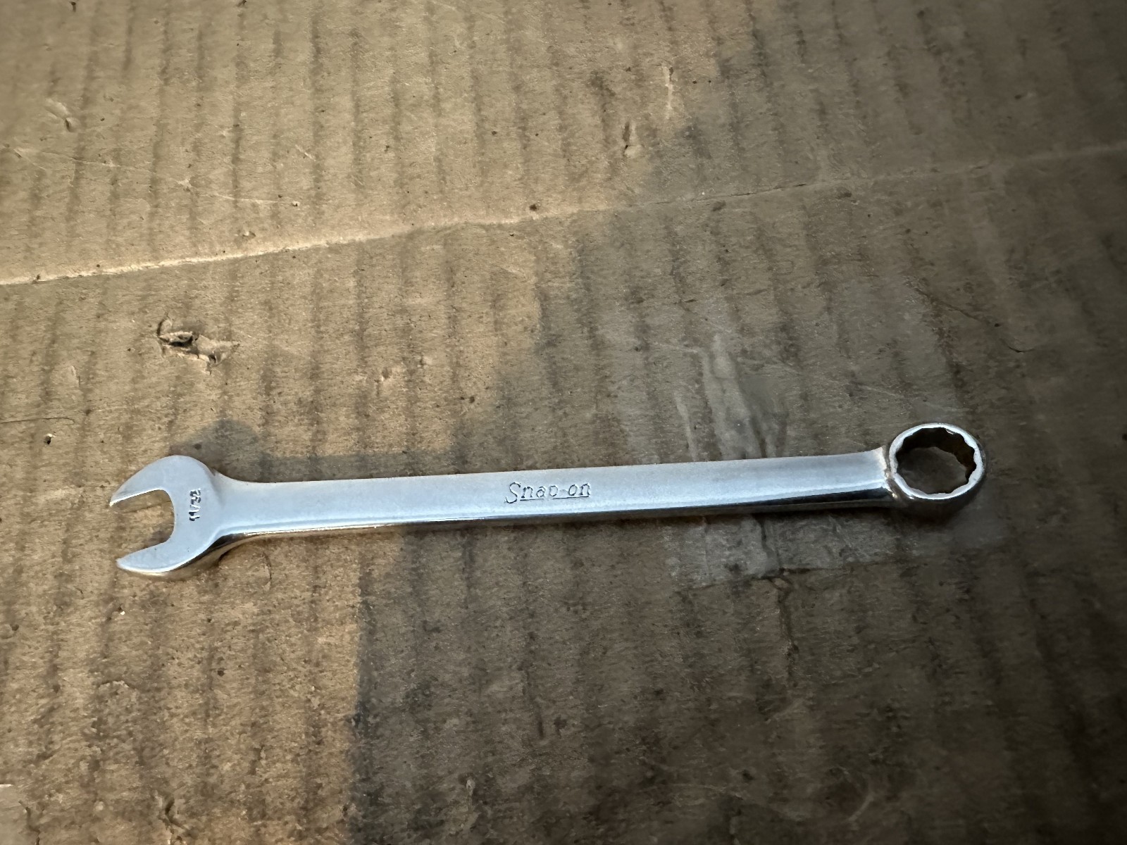 SNAP-ON TOOLS 11/32" 12 POINT COMBINATION WRENCH OEX110 USA gallery