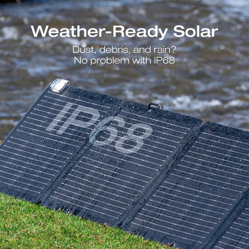 EcoFlow 110W Portable Solar Panel Foldable with Carry Case Certified Refurbished gallery