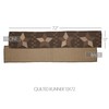 Table Runner Farmhouse Star Primitive 13x72 Rect Patch Quilt Kitchen VHC Brands gallery