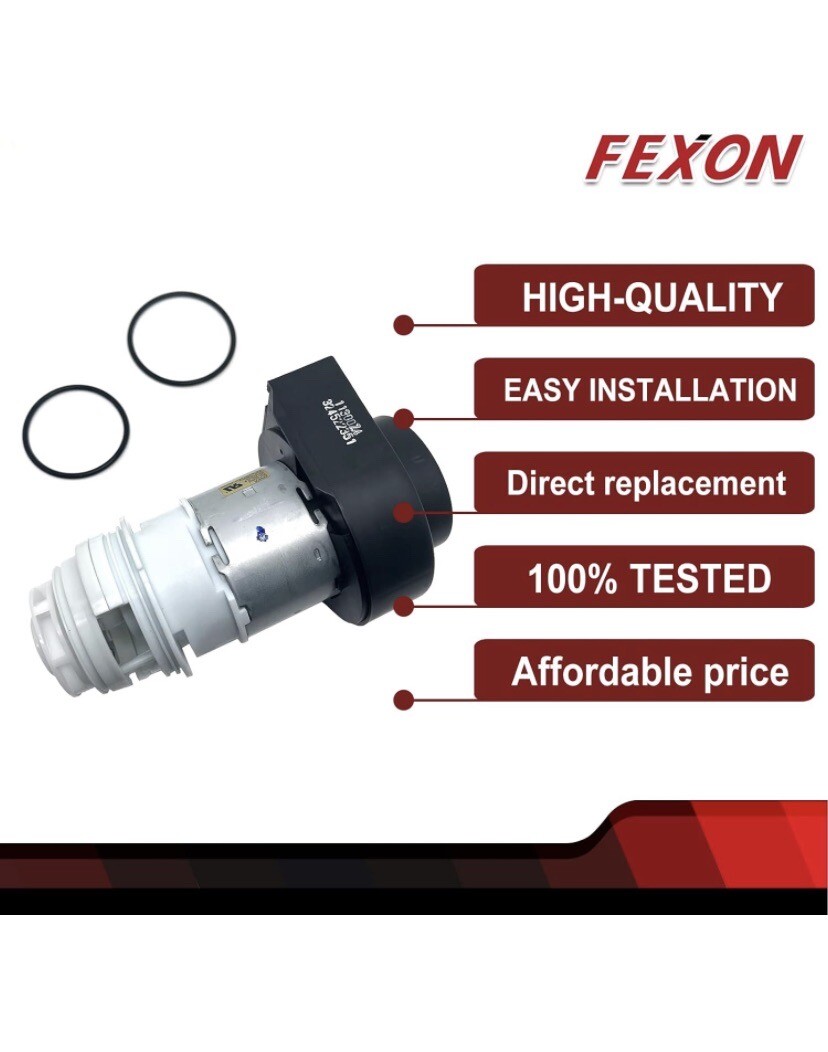 FEXON Dishwasher Circulation Pump Motor Kit with O-ringsCompatible.. (154844301) gallery