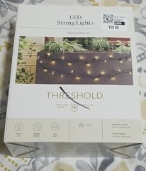 Threshold LED String Lights 21FT Indoor Outdoor Plug In Warm White New 100