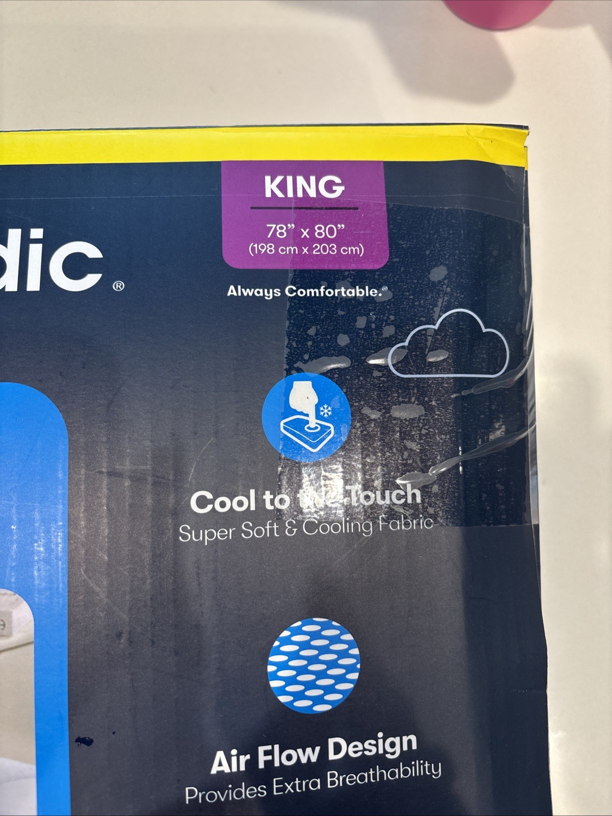 NEW Serta Sertapedic Cool, Fresh & Clean Quilted & Protection King Mattress Pad gallery