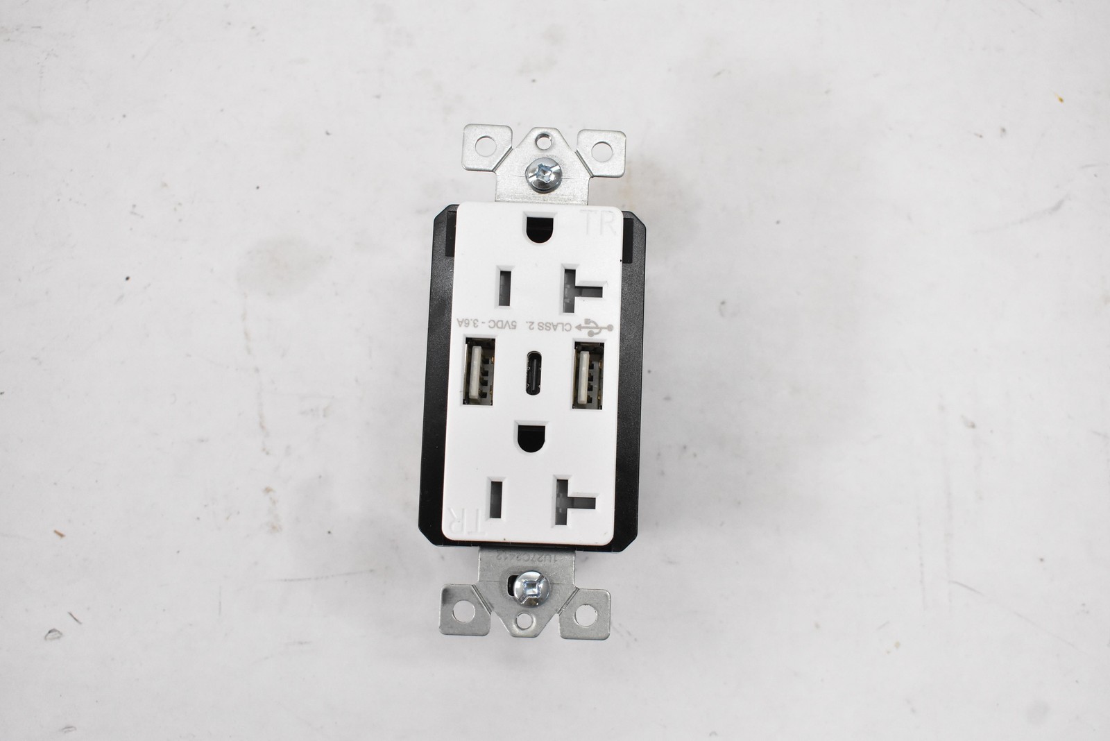 Top Greener USB Receptacles 20A TR TU22036AC3 2 USB-A 1 USB-C White 6 Pack gallery