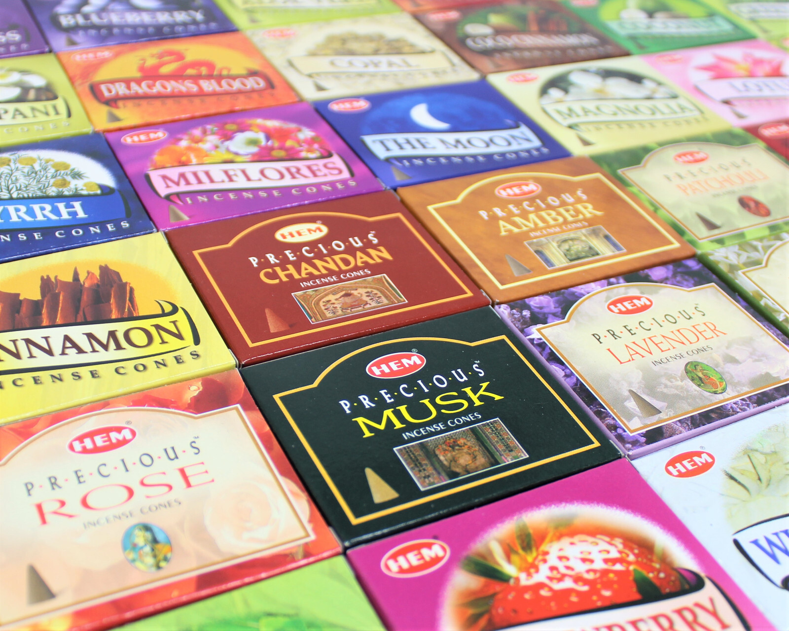 200 Cones: Hem Assorted Incense Cones Bulk Mixed Sampler Variety Lot (20 Boxes) gallery