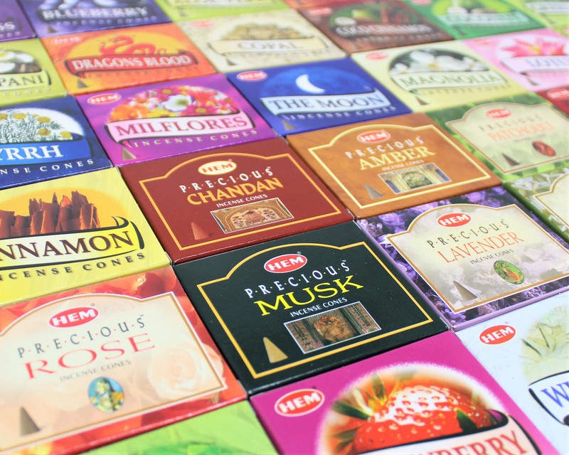 200 Cones: Hem Assorted Incense Cones Bulk Mixed Sampler Variety Lot (20 Boxes) gallery