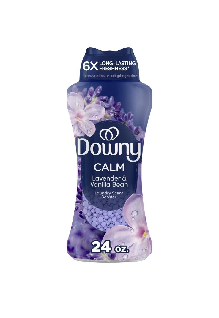 Downy Infusions Calm Scent Booster Laundry Beads, Lavender and Vanilla Bean 24oz gallery