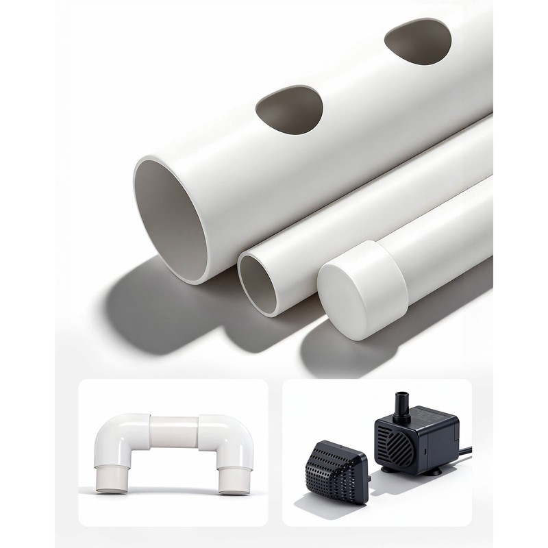 Uimoso Hydroponic Grow System 3 Layer 108 Planting Sites Hydroponic Growing Kit gallery