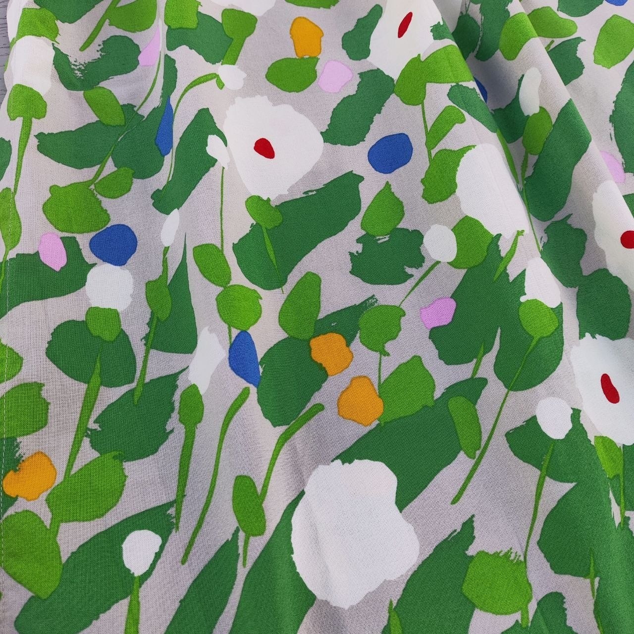 Marimekko Floral Kitchen Curtain Panels Cotton Nordic Scandinavian Home Decor gallery