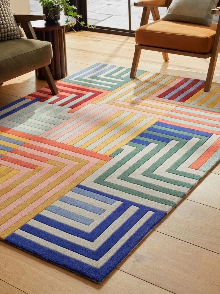 Handmade Wool Rug 5x7 - Soft Wool, Modern Style, Durable & Stylish Rug gallery
