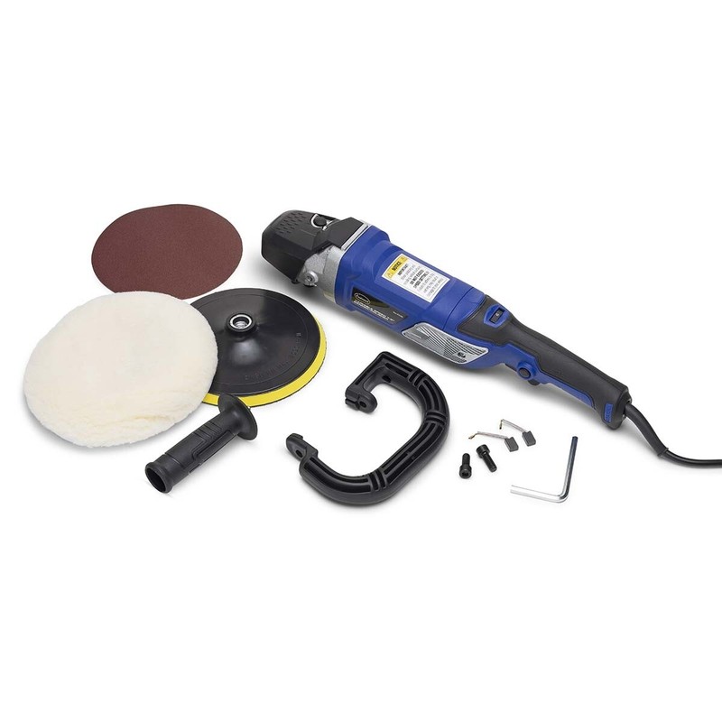Eastwood Variable Speed 7-9" Buffer Polisher 10 AMP Motor with Brushes D handle gallery