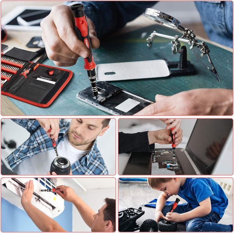 STREBITO Electronics Precision Screwdriver Sets 142-Piece With 120 Bits Magnetic gallery