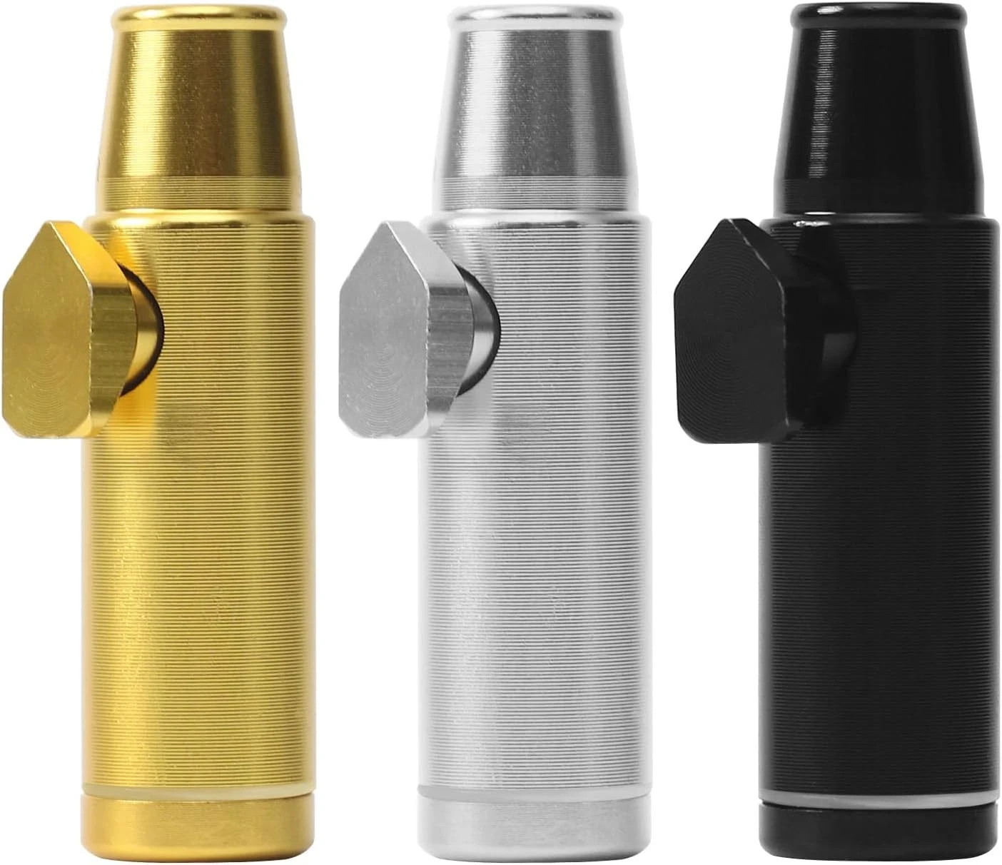 3 Pack Mini Pepper Shaker,Premium Metal Spice Dispenser and Sweetener Portable gallery