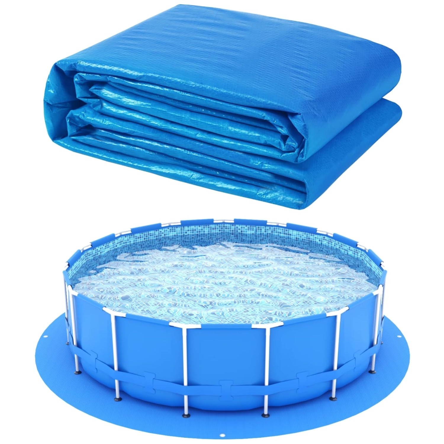 PE Ground Cloth for Above Ground Pools gallery