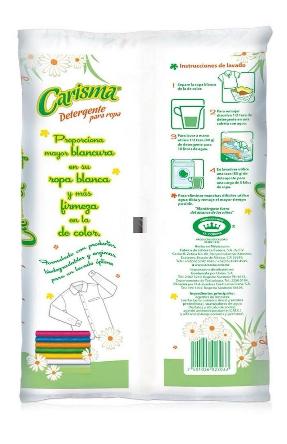 1 Kg CARISMA DETERGENTE PARA LAVAR LAUNDRY DETERGENT FOR CLOTHES & FAB gallery
