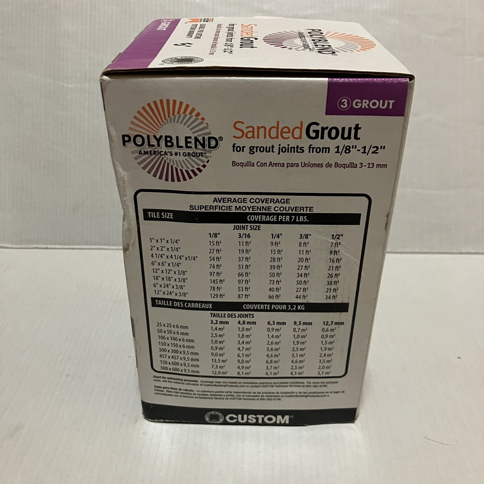 Polyblend sanded grout #165 Delorean Gray 7 Lbs gallery
