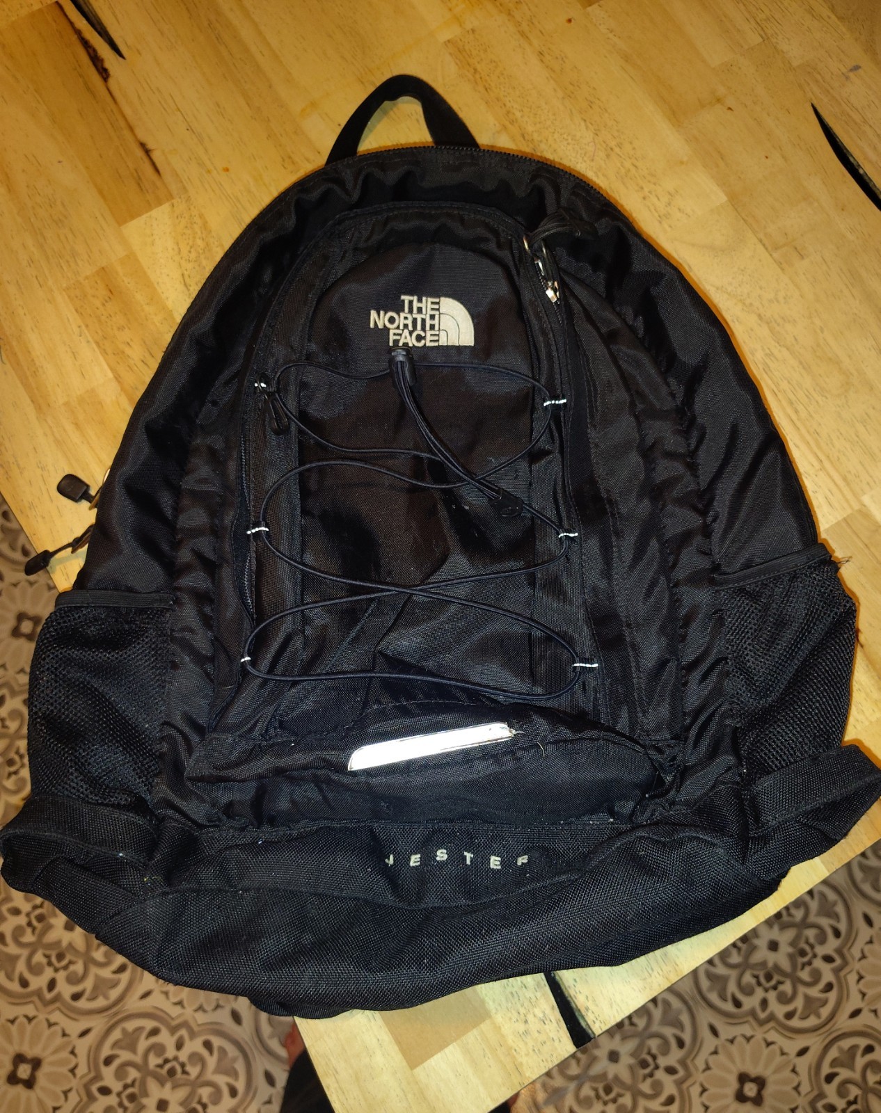 THE NORTH FACE Jester Backpack, BLACK. Pre-owned