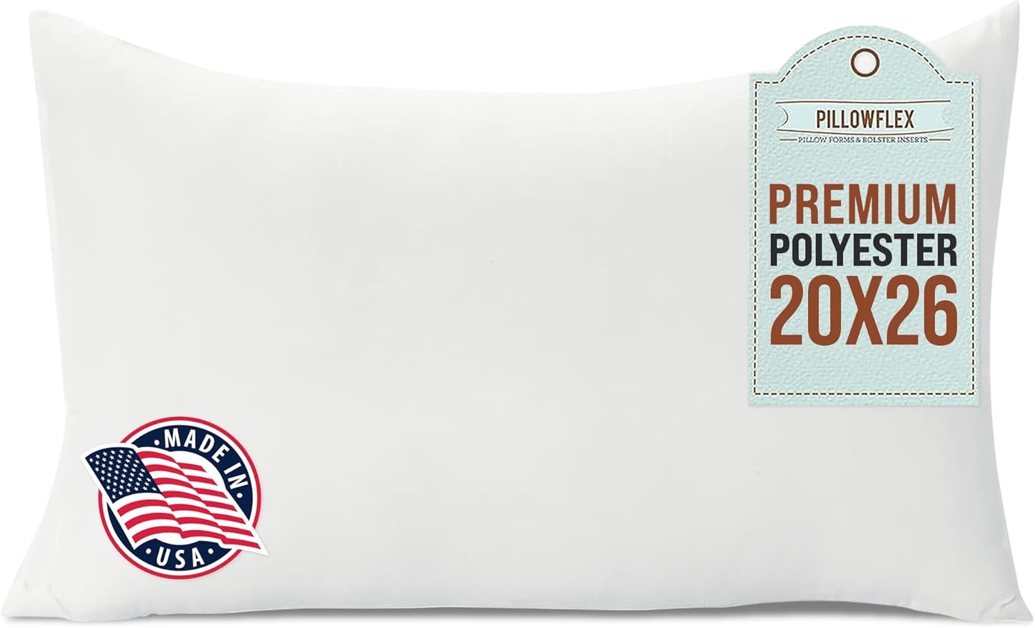 Premium Polyester Throw Pillow Insert - 20x26 - Ultra Soft Large Rectangle Throw gallery