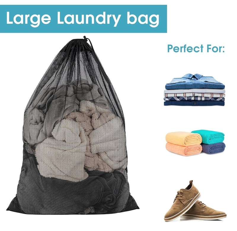 Mesh Laundry Bag with Drawstring Closure for Blouses, Socks, Stockings&Underwear gallery