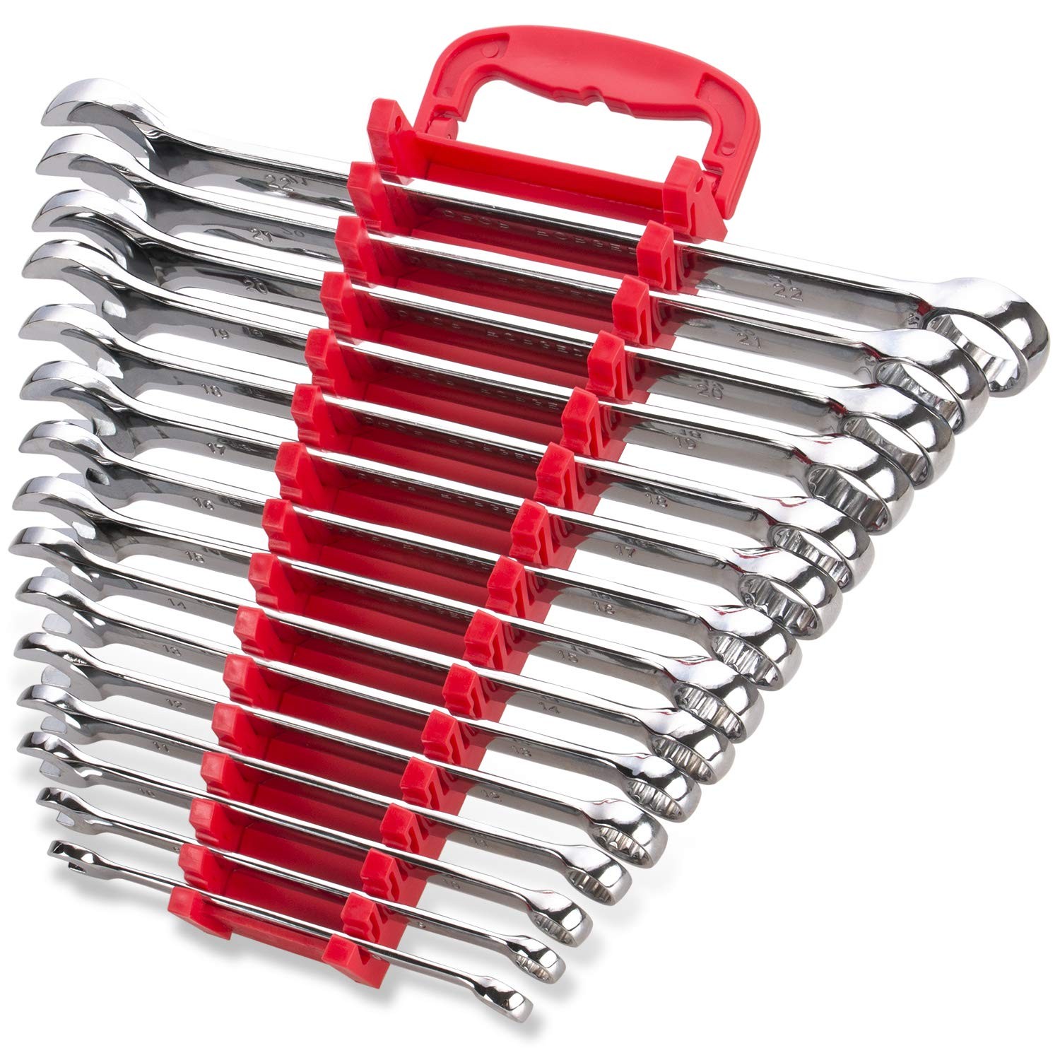 Max Torque 15-Piece Premium Combination Wrench Set, Chrome Vanadium Steel, Long gallery